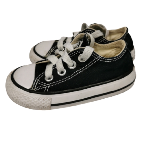 Converse Baby Toddler Shoes Lo Black Chuck Taylor
